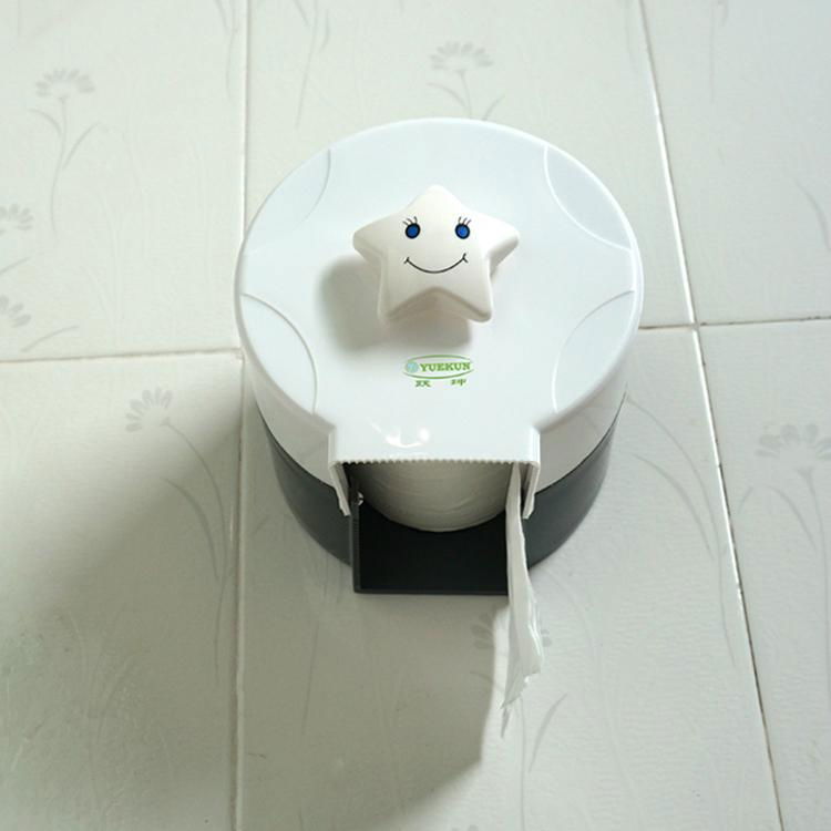 wall mounted manual toilet paper dispenser ABS plastic toilet paper roll holder 2