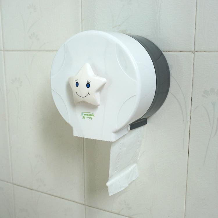 wall mounted manual toilet paper dispenser ABS plastic toilet paper roll holder 5
