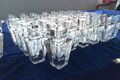 Clear Acrylic Loveseat Legs 1