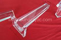 Clear Tapered Lucite Legs