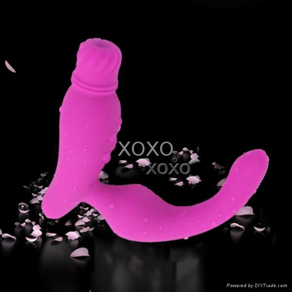 Sex Toys 7 Mode Silicone Pussy Clit Double Stimulator for Couple 4