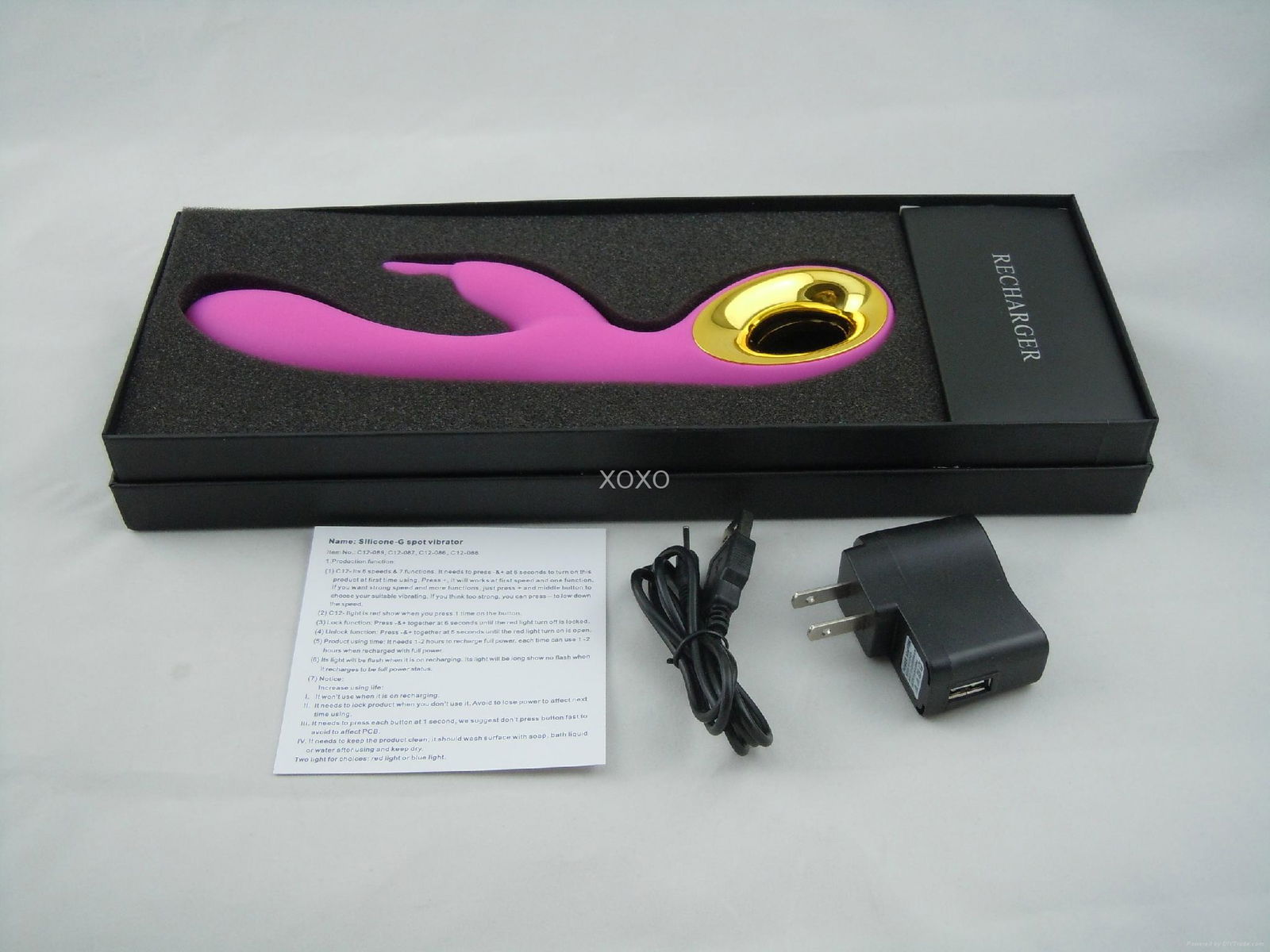 High-End Sex Toys Silicone Rabbit Vibrator for Female 5