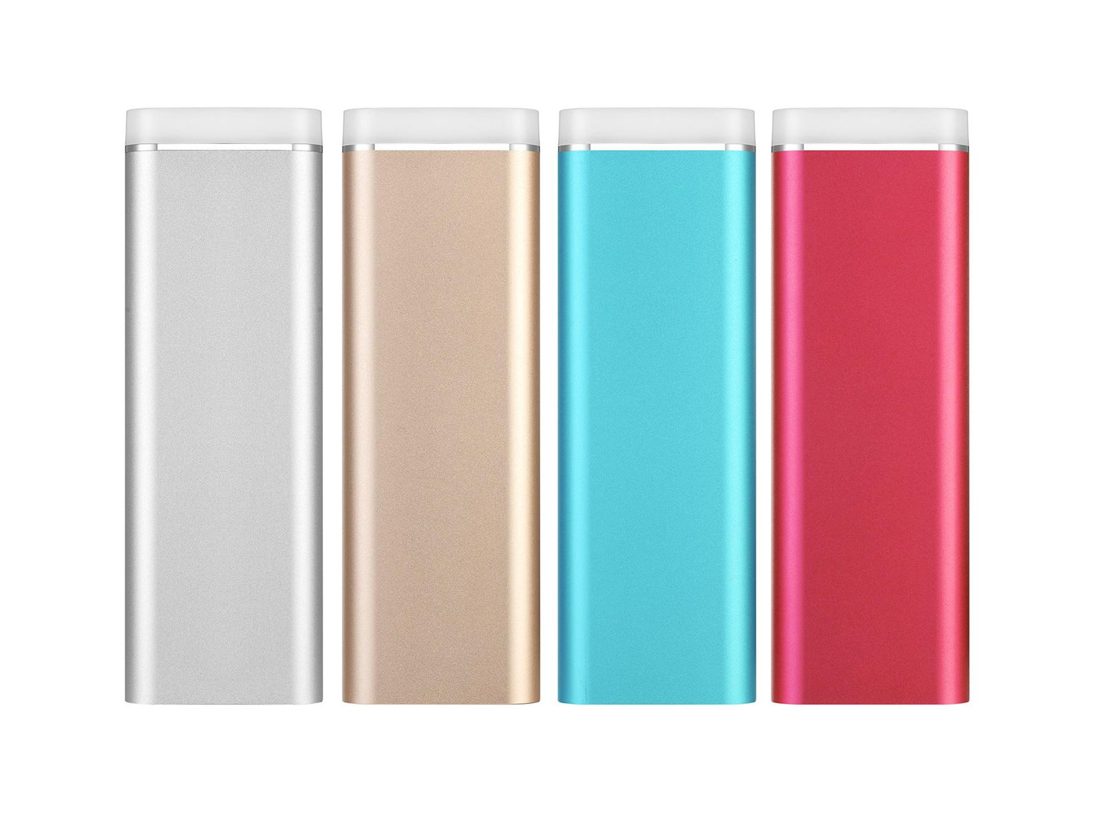 Multi-function Aluminum alloy mobile power bank with LED lamp 2