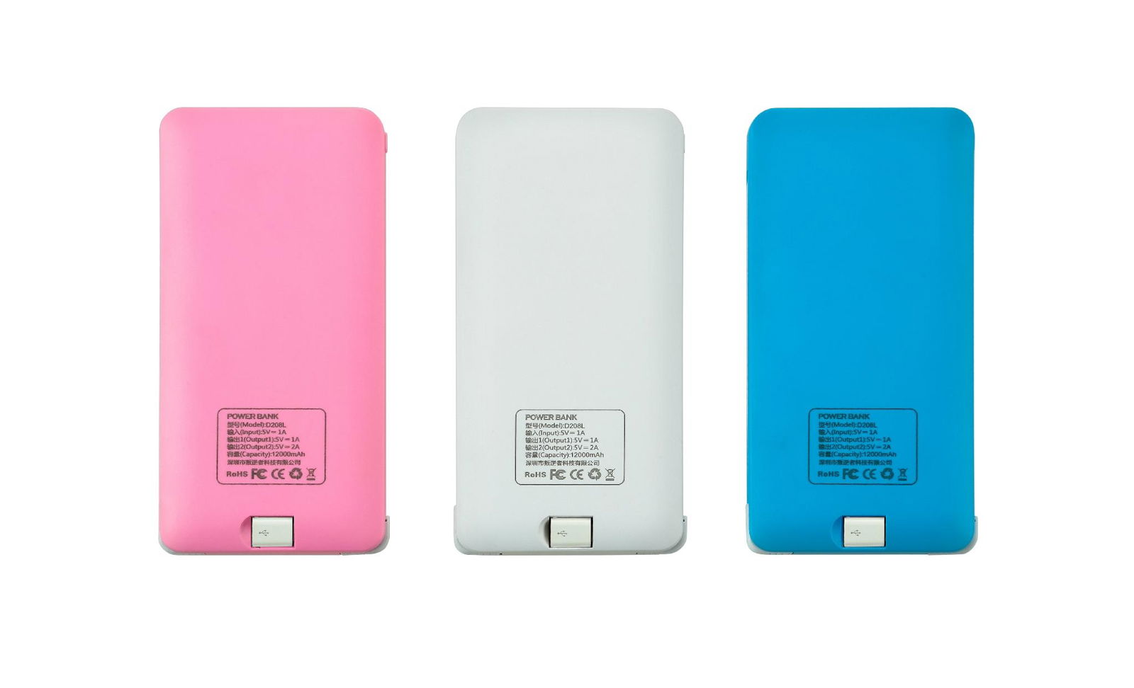 Multi-function polymers mobile power bank with iPhone 5 connector 5