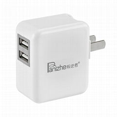 High speed 5V 1A 5V 2.1A  USB Wall Charger for iPhone