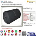 polyester 480g 10mm fiber activated carbon water filter media 2