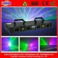 450mW RGBV Four Tunnel Laser Show System 1