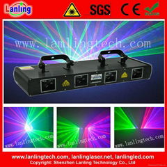 450mW RGBV Four Tunnel Laser Show System