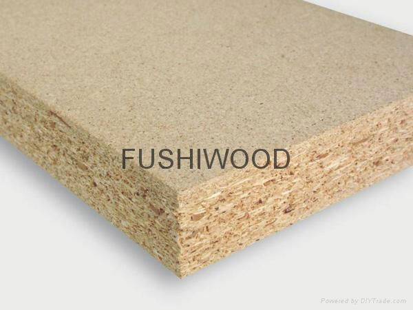 Raw  melamine Particle board  /chip board for packing 3