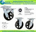 KI1169 High Grade Iron Caster Wheels