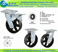 KI1169 High Grade Iron Caster Wheels