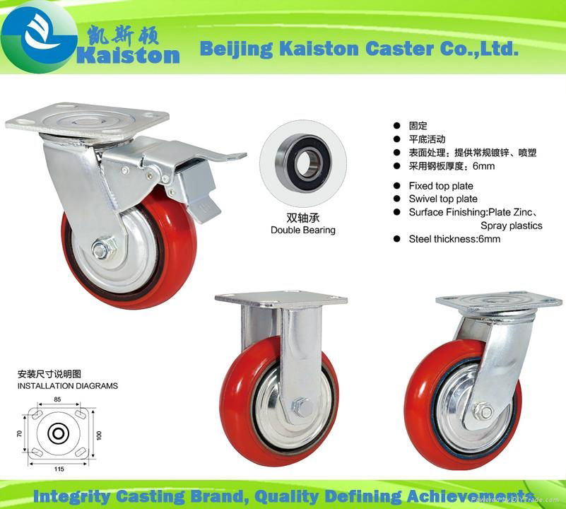 KI2012 Polyurethane Caster 2