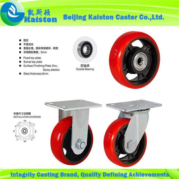  KI1123 Kaiston Polyurethane Caster wheels 4