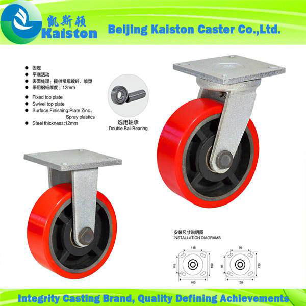 KI2046 Kaiston manufactured Heavy duty damping casters 4