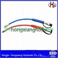 synthetic fiber reinforced hydraulic hose