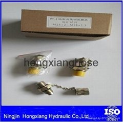 male and female hydraulic hose end fittings