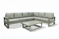 Alumininum outdoor sectional