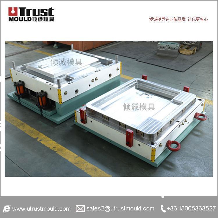 SMC electric automobile battery cover mould 4