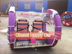 2015 Hot Amusement Equipment Kiddie Rides Happy Swing Car for Theme Park