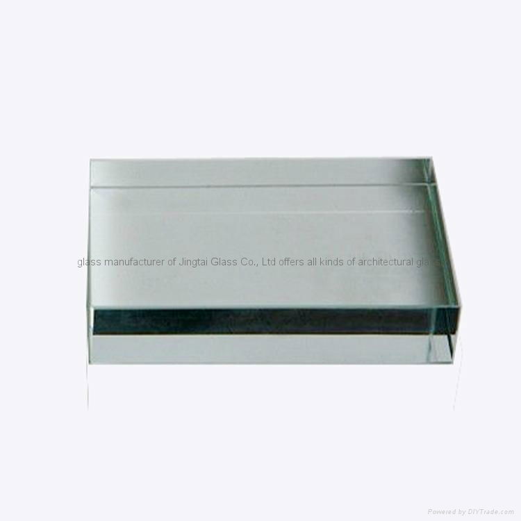safety green glazing tempered glass with two advanced tempering lines 