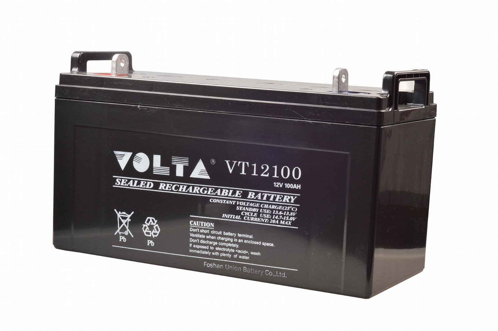 中外合资品牌 房车野营车专用蓄电池 VOLTA  VT12100(12V100AH) 2