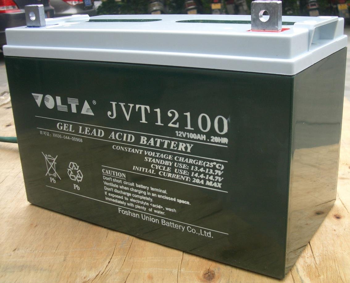 中外合资品牌 房车野营车专用蓄电池 VOLTA  VT12100(12V100AH) 3