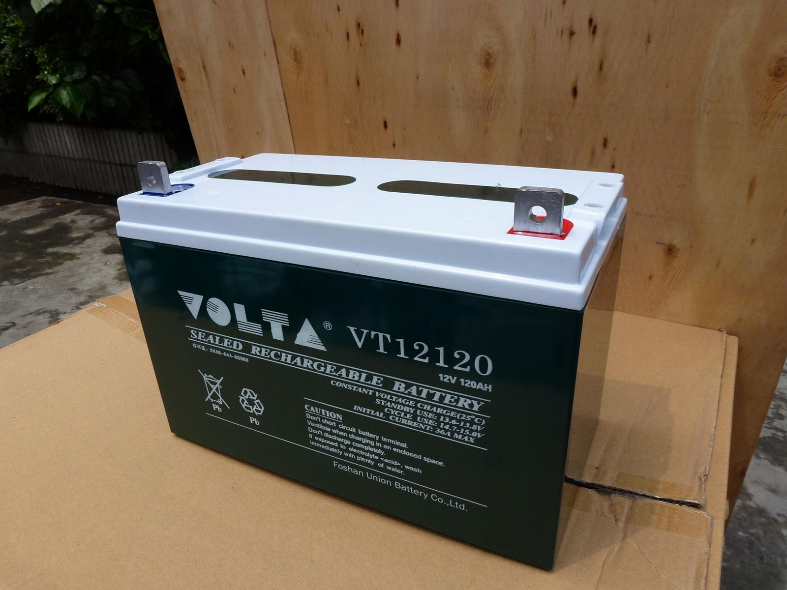 中外合资品牌 房车野营车专用蓄电池 VOLTA  VT12100(12V100AH) 4