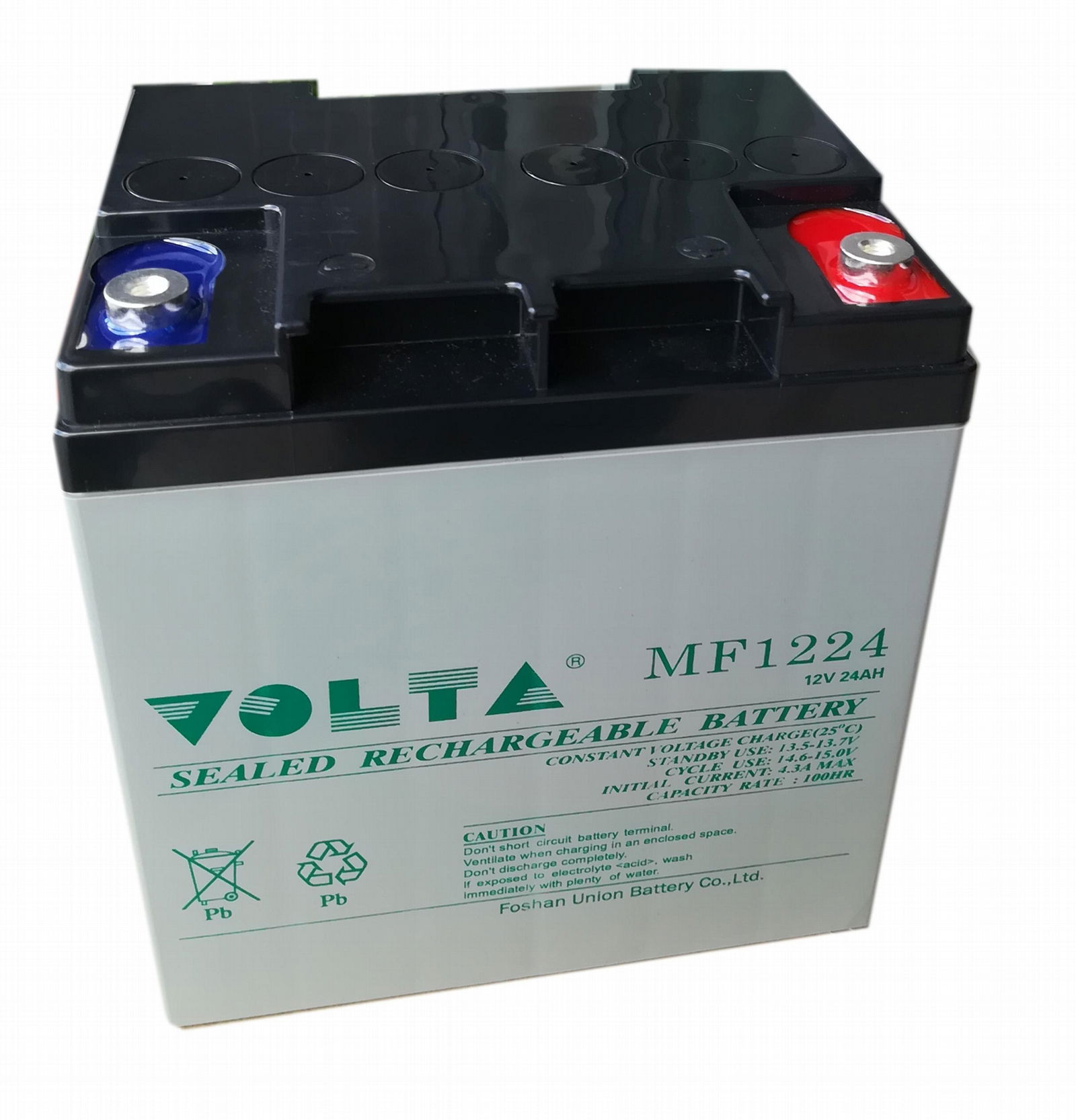合资品牌VOLTA MF1224(12V24AH)免维护铅酸蓄电池 2