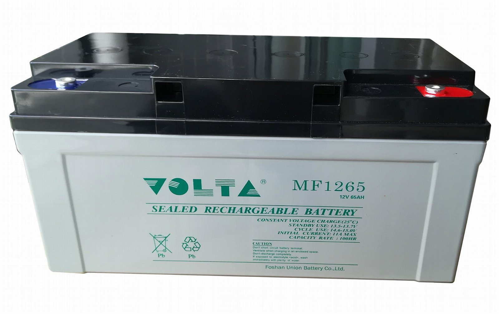 合資品牌VOLTA  MF1265(12V65AH)免維護鉛酸蓄電池