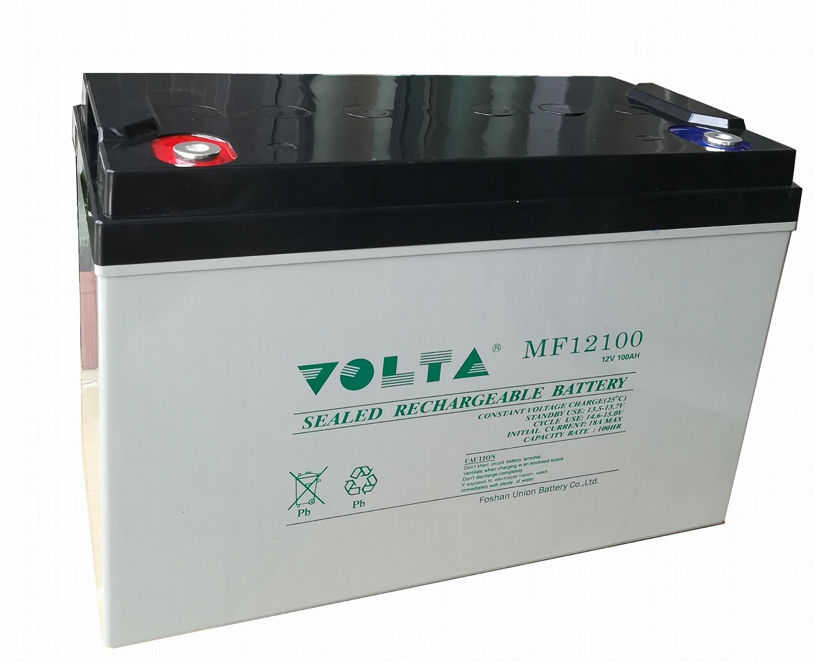 合資品牌 VOLTA  MF12100(12V100AH)免維護鉛酸蓄電池  2