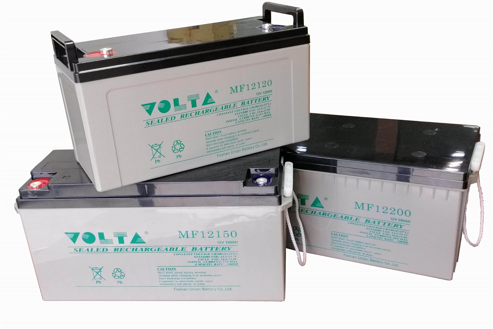 中外合资品牌VOLTA MF12120(12V120AH)免维护铅酸蓄电池
