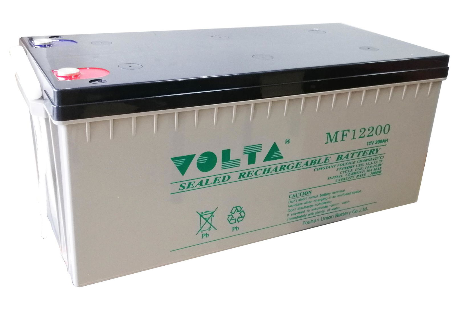 合資品牌 VOLTA  MF12200 (12V200AH)免維護鉛酸蓄電池