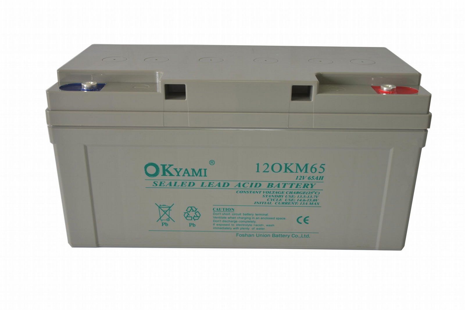 合资品牌OKYAMI铅酸蓄电池 12OKM65 12V65AH