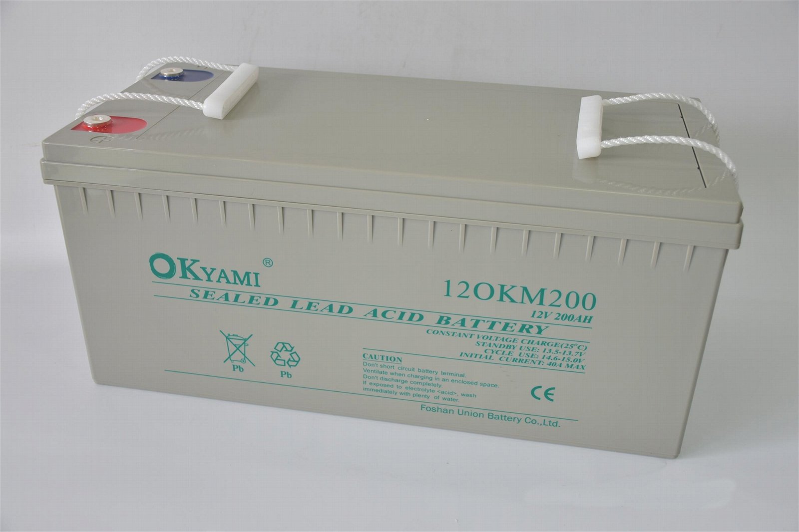 中外合资品牌OKYAMI 12OKM200(12V200AH)铅酸蓄电池  2