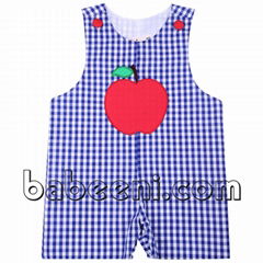 Nice apple applique boy jon jon