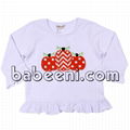 Lovely pumpkins applique T-shirt for girl - BB716