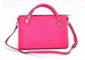 Fashion Ladies Leather Handbags / Womens Tote Bags with pocket 1