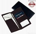 Anti RFID pu passport wallet