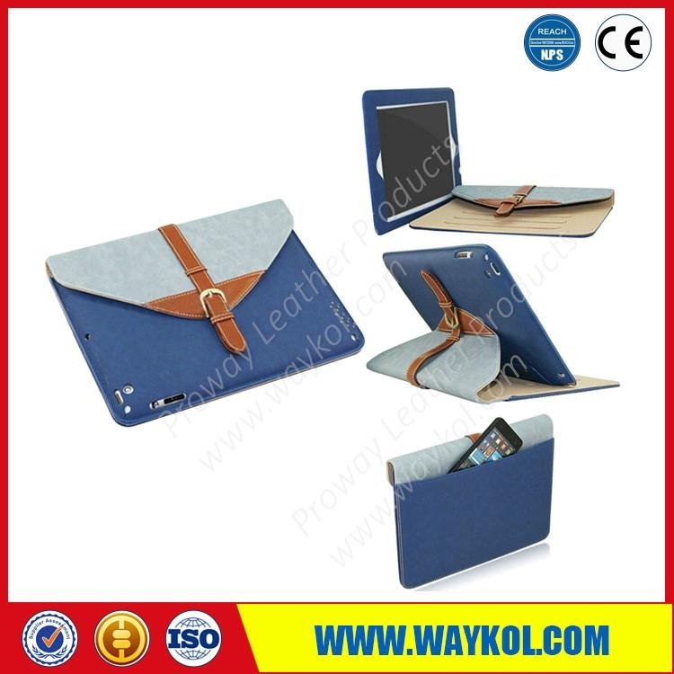 Leather tablet case for ipad 2 3 4
