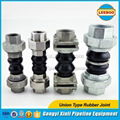 Flexible Thread Union Rubber Bellows