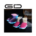 GD novelty LED flashing snow boot fashion warm winter shoes for kids 1