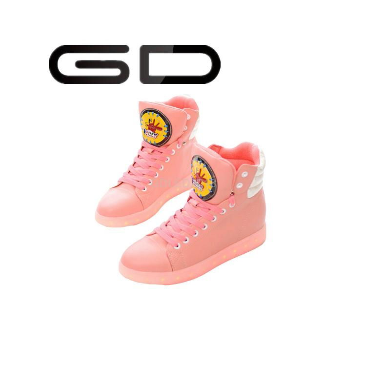 The voice brand LED shinny high top sneakers 5