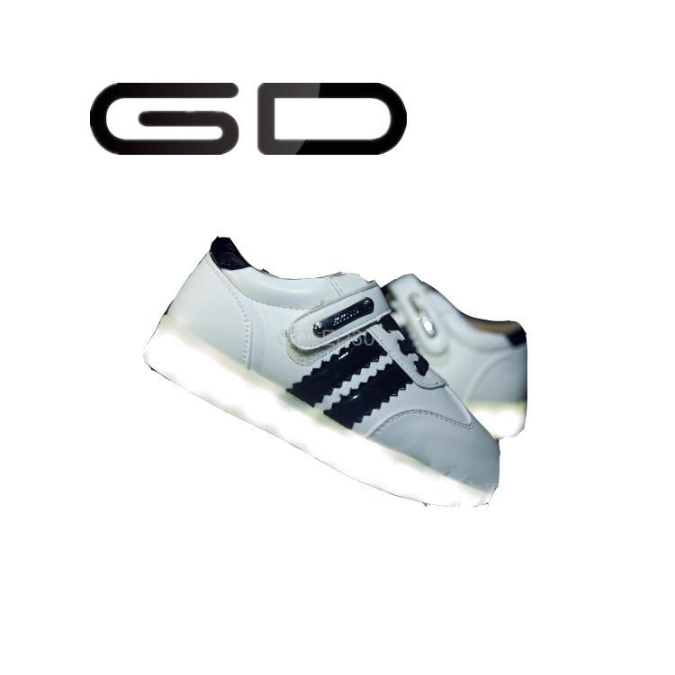 GD kids new fashion LED shinny shoes for cool young fashion children 5