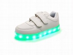 GD LED fashion young kids shoes flashing LED lights 