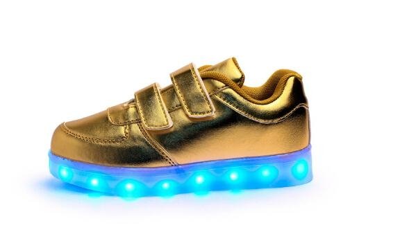 GD LED fashion young kids shoes flashing LED lights  2