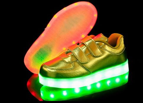 GD LED fashion young kids shoes flashing LED lights  4