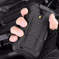 Black R   ed Hybrid Hard Case For Samsung Galaxy S4 i9500