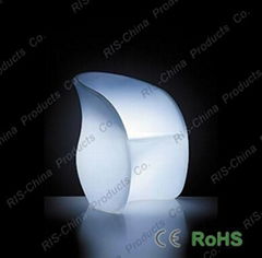 LED furniture, lighted chair, LED chair