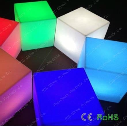 LED cube table of LED lighted products