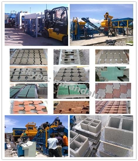 Best seller QT4-15C Dongyue Hydraulic concrete hollow Block making machine 2